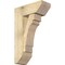 Ekena Millwork Merced Slat Rough Sawn Bracket w/ Offset Brace, Douglas Fir, 8"W x 20"D x 32"H BKT0806X20X32MRC06RDF - alternate 1